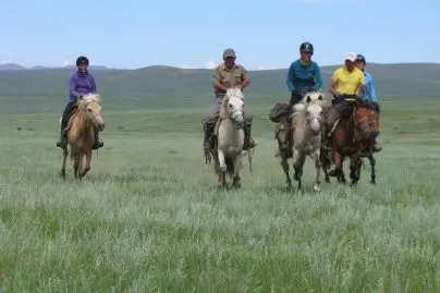 Ride through the Mongolian steppe on this classic horse trek